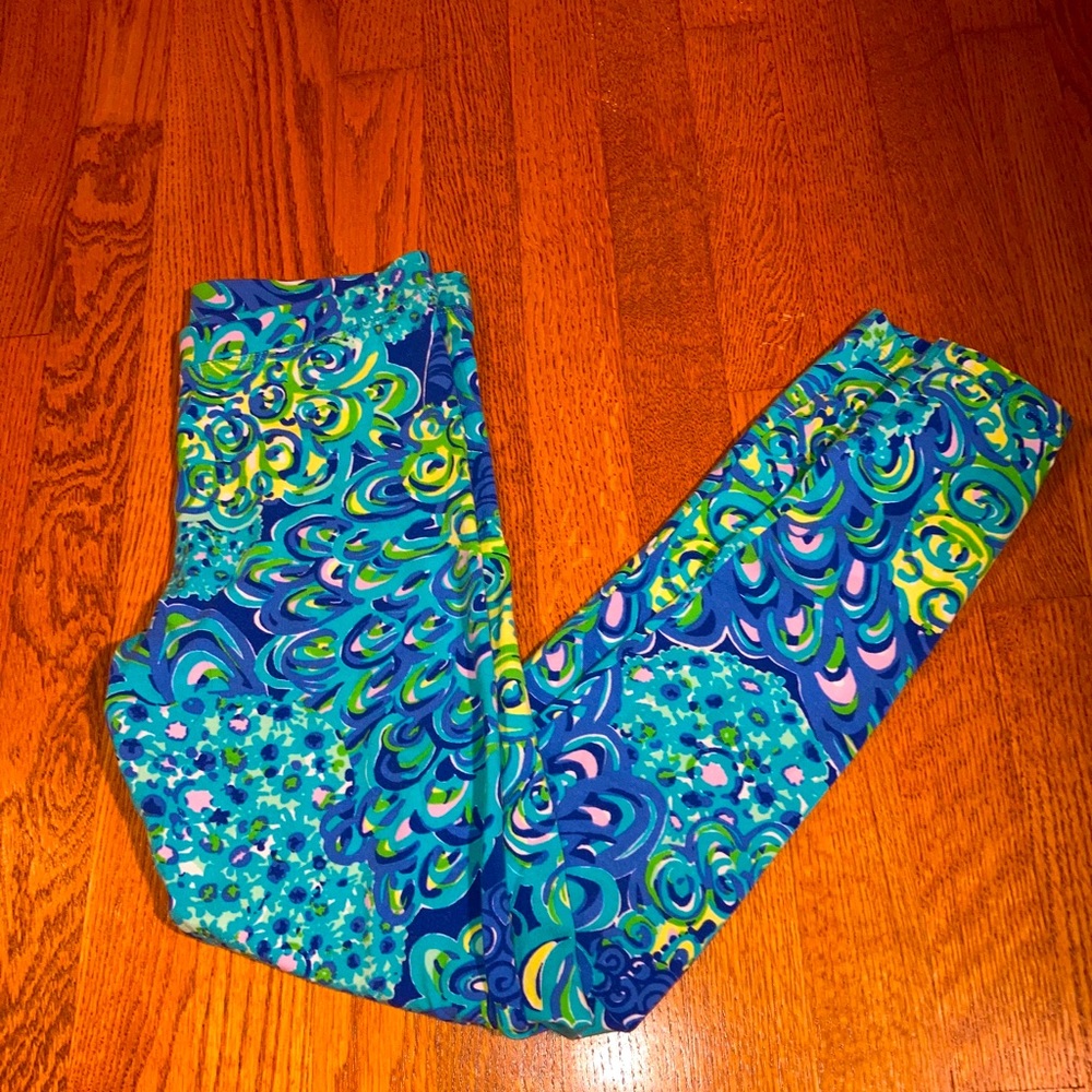 Lilly Pulitzer GIRLS XL Lilly Lagoon leggings